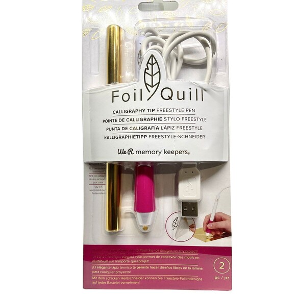 Foil Quill Heat Pen-Calligraphy Tip Freestyle Pen-Hot Pink - Picture 2 of 3
